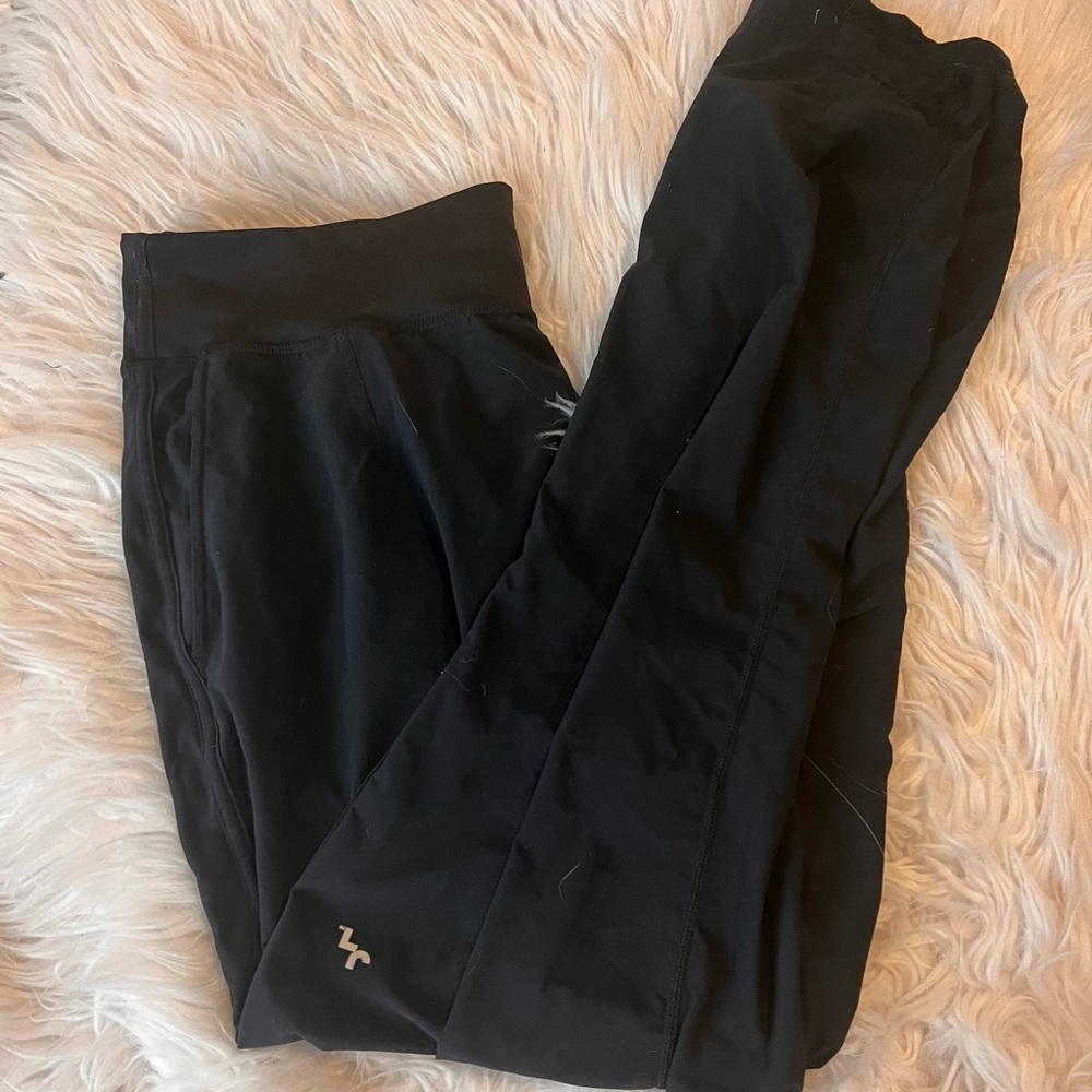 Joy Lab athletic black straight track pants with pockets